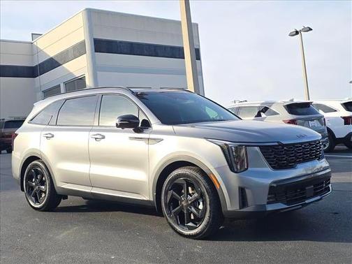 Steel Gray 2026 Kia Sorento Hybrid X-LINE SX PRESTIGE