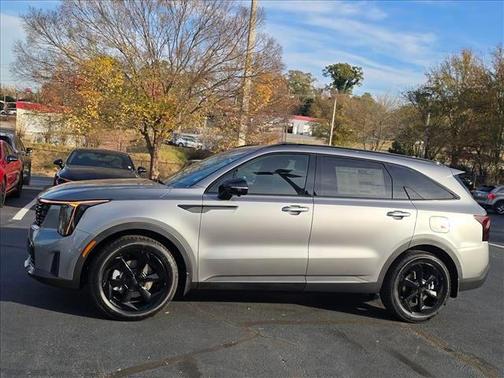Steel Gray 2026 Kia Sorento Hybrid X-LINE SX PRESTIGE