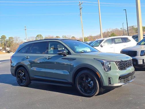 Green 2026 Kia Sorento Hybrid X-LINE SX PRESTIGE