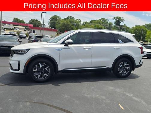 Snow White Pearl 2022 Kia Sorento Hybrid EX