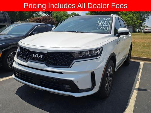 Snow White Pearl 2022 Kia Sorento Hybrid EX