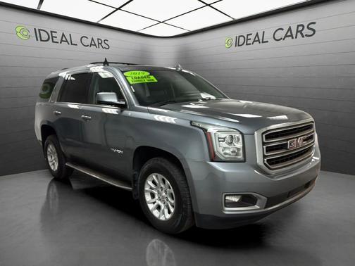 Satin Steel Metallic 2019 GMC Yukon SLE