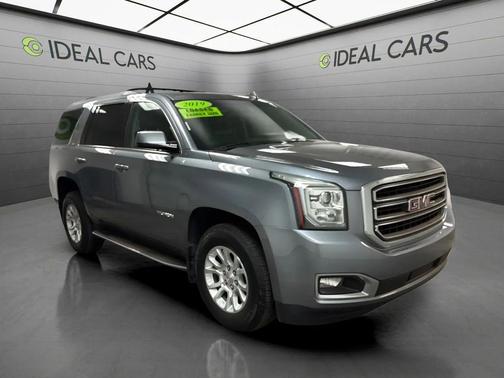 Satin Steel Metallic 2019 GMC Yukon SLE