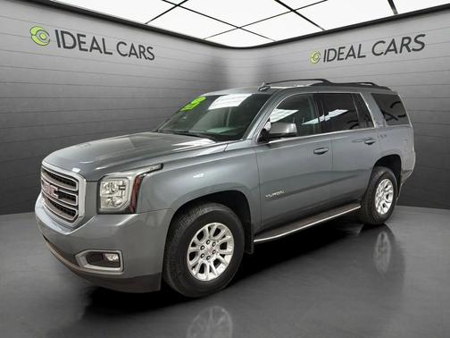 Satin Steel Metallic 2019 GMC Yukon SLE
