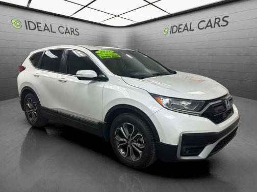 Platinum White Pearl 2021 Honda CR-V 2WD EX