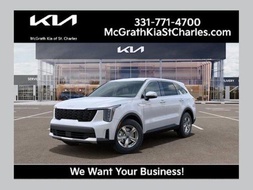 Glacial White Pearl 2026 Kia Sorento LX