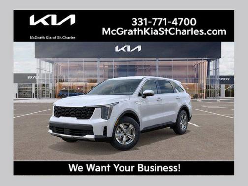 Glacial White Pearl 2026 Kia Sorento LX