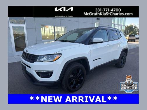 White Clearcoat 2020 Jeep Compass Latitude