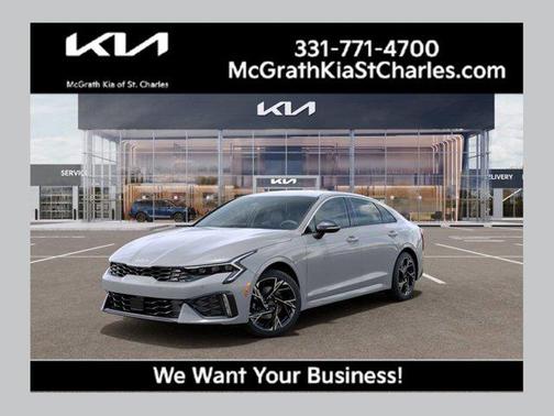 Wolf Gray 2026 Kia K5 GT-Line AWD