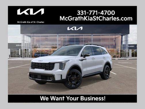 Glacial White Pearl 2026 Kia Sorento EX