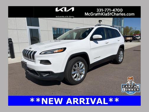 Bright White Clearcoat 2015 Jeep Cherokee Limited