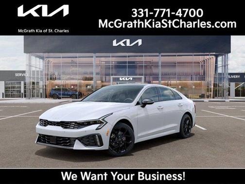 Snow White Pearl 2026 Kia K5 GT-Line AWD