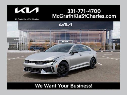 Steel Matte Gray 2026 Kia K5 GT-Line AWD