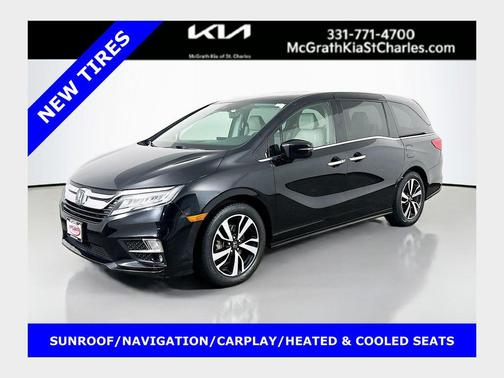 Crystal Black Pearl 2018 Honda Odyssey Elite