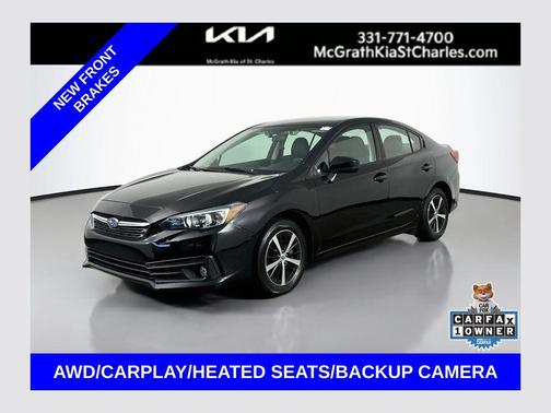 Crystal Black Silica 2023 Subaru Impreza Premium