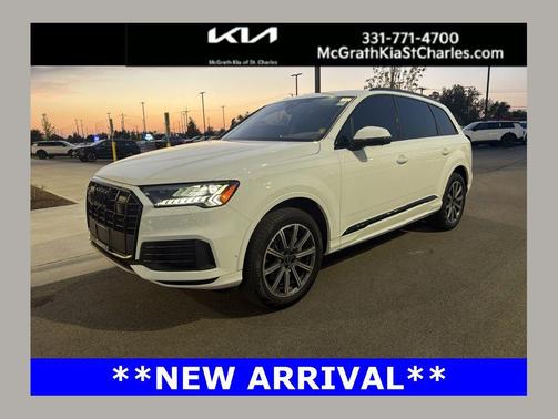 Carrara White 2023 Audi Q7 45 Premium Plus