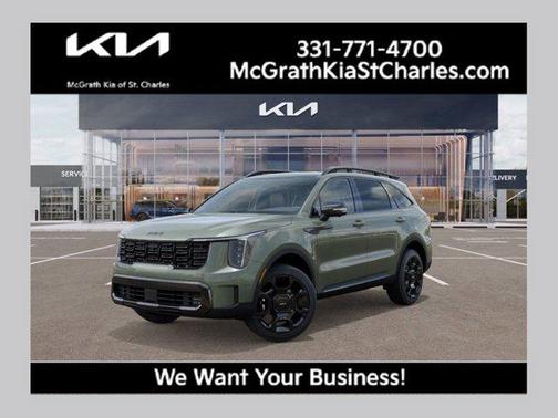 Jungle Green 2026 Kia Sorento SX