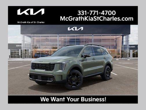 Jungle Green 2026 Kia Sorento SX