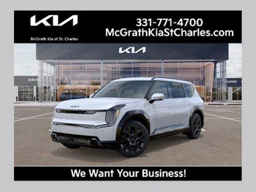 Glacial White Pearl 2026 Kia EV9 Land