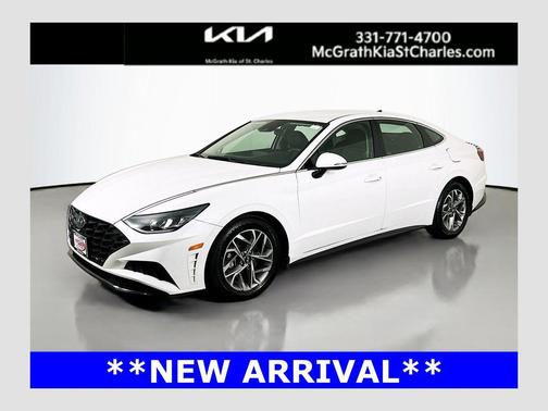 Quartz White 2021 Hyundai SONATA SEL