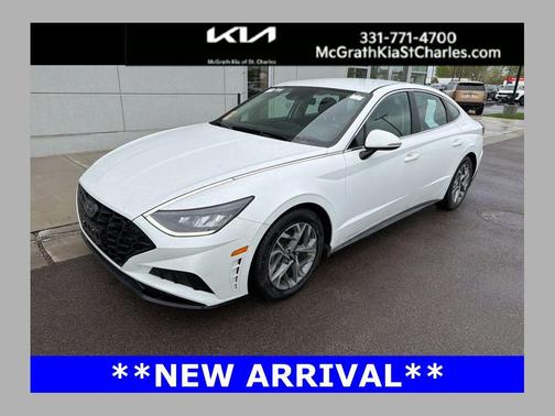 Quartz White 2021 Hyundai SONATA SEL