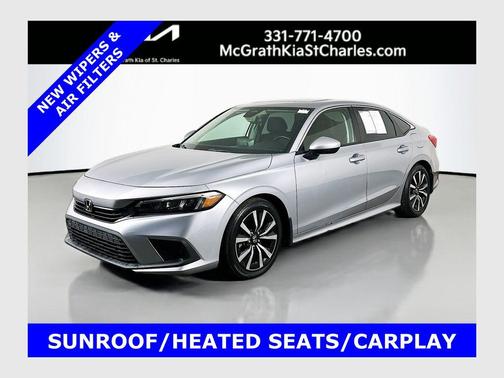 Lunar Silver Metallic 2022 Honda Civic EX