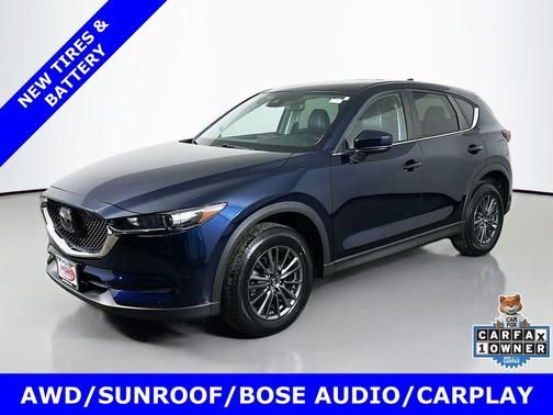 Deep Crystal Blue Mica 2020 Mazda CX-5 Touring