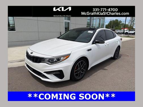 Snow White Pearl 2019 Kia Optima SX Turbo