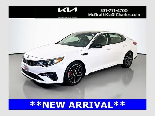 Snow White Pearl 2019 Kia Optima SX Turbo