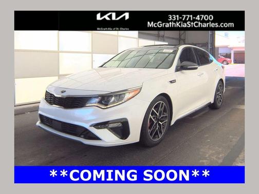 Snow White Pearl 2019 Kia Optima SX Turbo