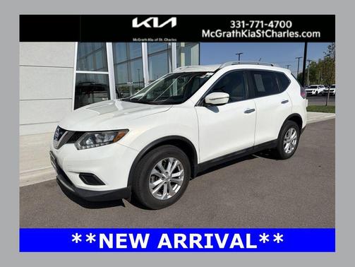 Moonlight White 2014 Nissan Rogue SV