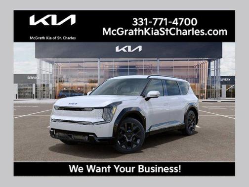 Glacial White Pearl 2026 Kia EV9 Land