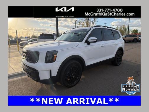 Glacial White Pearl 2024 Kia Telluride EX X-Line