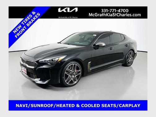 Aurora Black 2023 Kia Stinger GT2