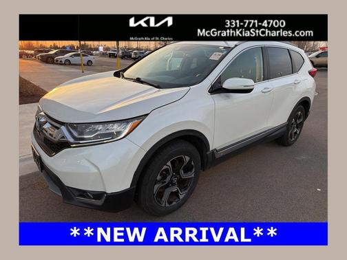 White Diamond Pearl 2018 Honda CR-V Touring