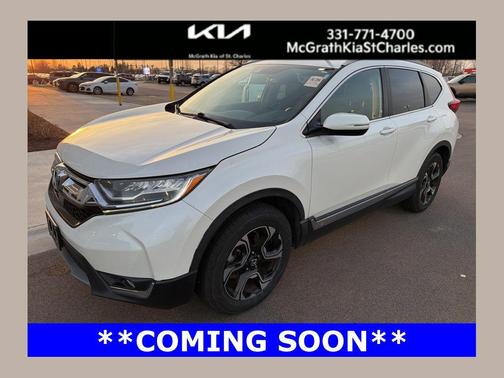White Diamond Pearl 2018 Honda CR-V Touring