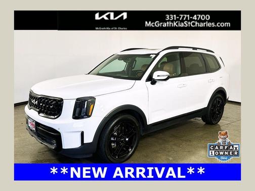 Glacial White Pearl 2024 Kia Telluride SX Prestige X-Line