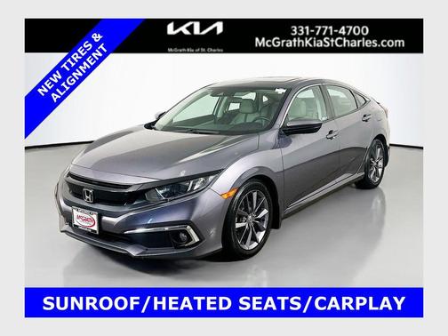 Modern Steel Metallic 2021 Honda Civic EX