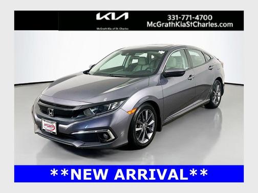 Modern Steel Metallic 2021 Honda Civic EX