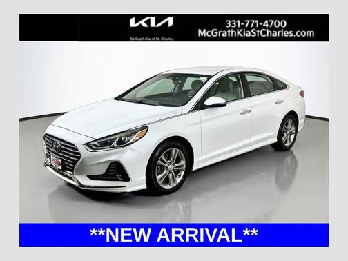 Quartz White Pearl 2018 Hyundai SONATA SEL