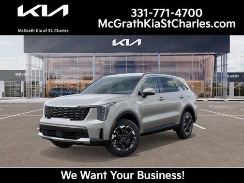 Ivory Silver 2026 Kia Sorento S