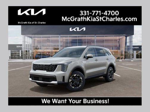 Ivory Silver 2026 Kia Sorento S