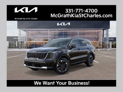 Ebony Black 2026 Kia Sorento S