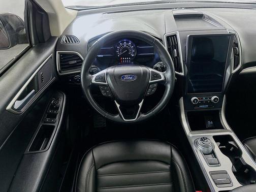 Burgundy 2022 Ford Edge SEL