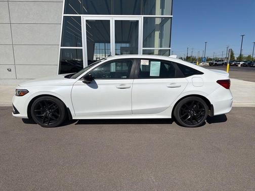 Platinum White Pearl 2022 Honda Civic Sport
