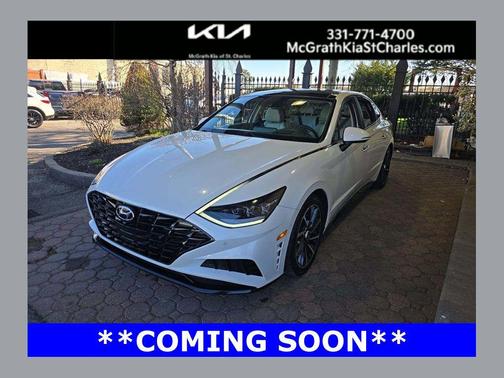 Quartz White 2022 Hyundai SONATA Limited