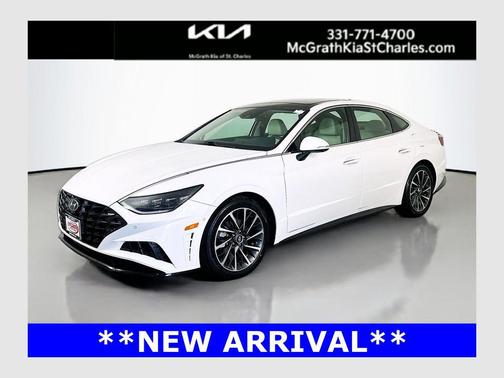 Quartz White 2022 Hyundai SONATA Limited