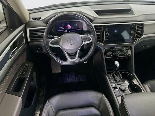 Opal White 2023 Volkswagen Atlas 3.6L SEL Premium
