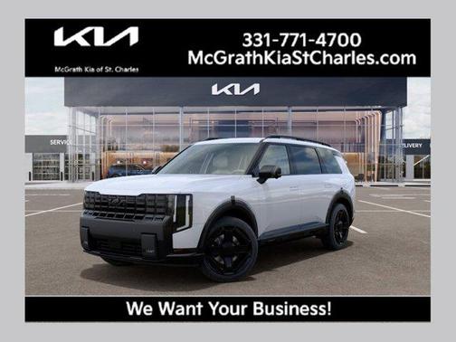Glacial White Pearl 2027 Kia Telluride Hybrid X-Line SX