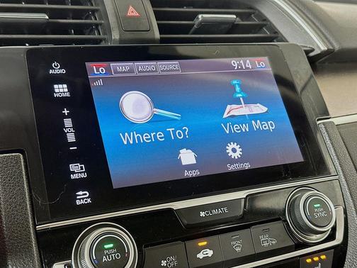 Cosmic Blue Metallic 2017 Honda Civic Touring